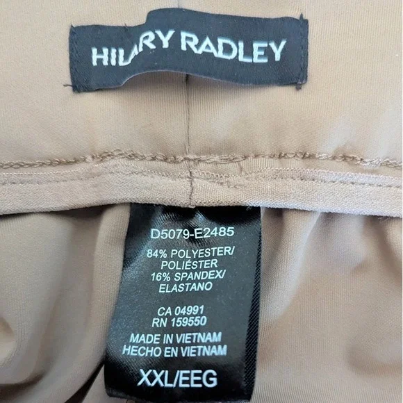 New Hilary Radley Women's Pants with Two Pockets Brown XXL - Picture 4 of 4